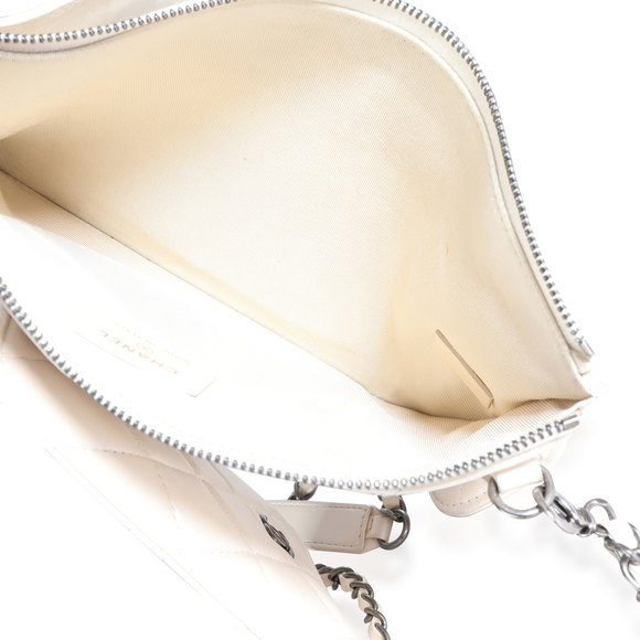 Chanel Ivory Quilted Lambskin Bag In A Bag - Picture 5 of 5